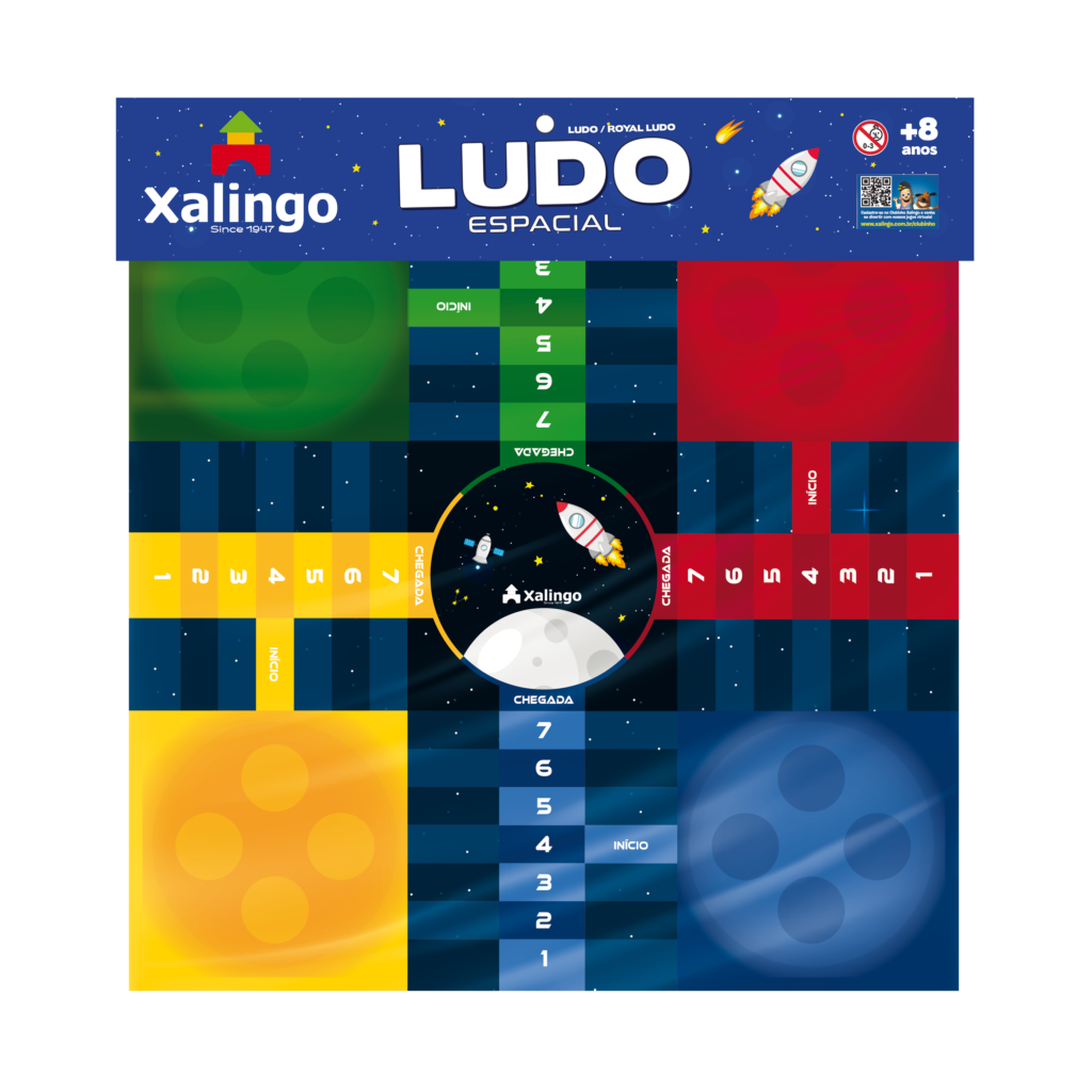 Jogo Ludo Xalingo Em Madeira