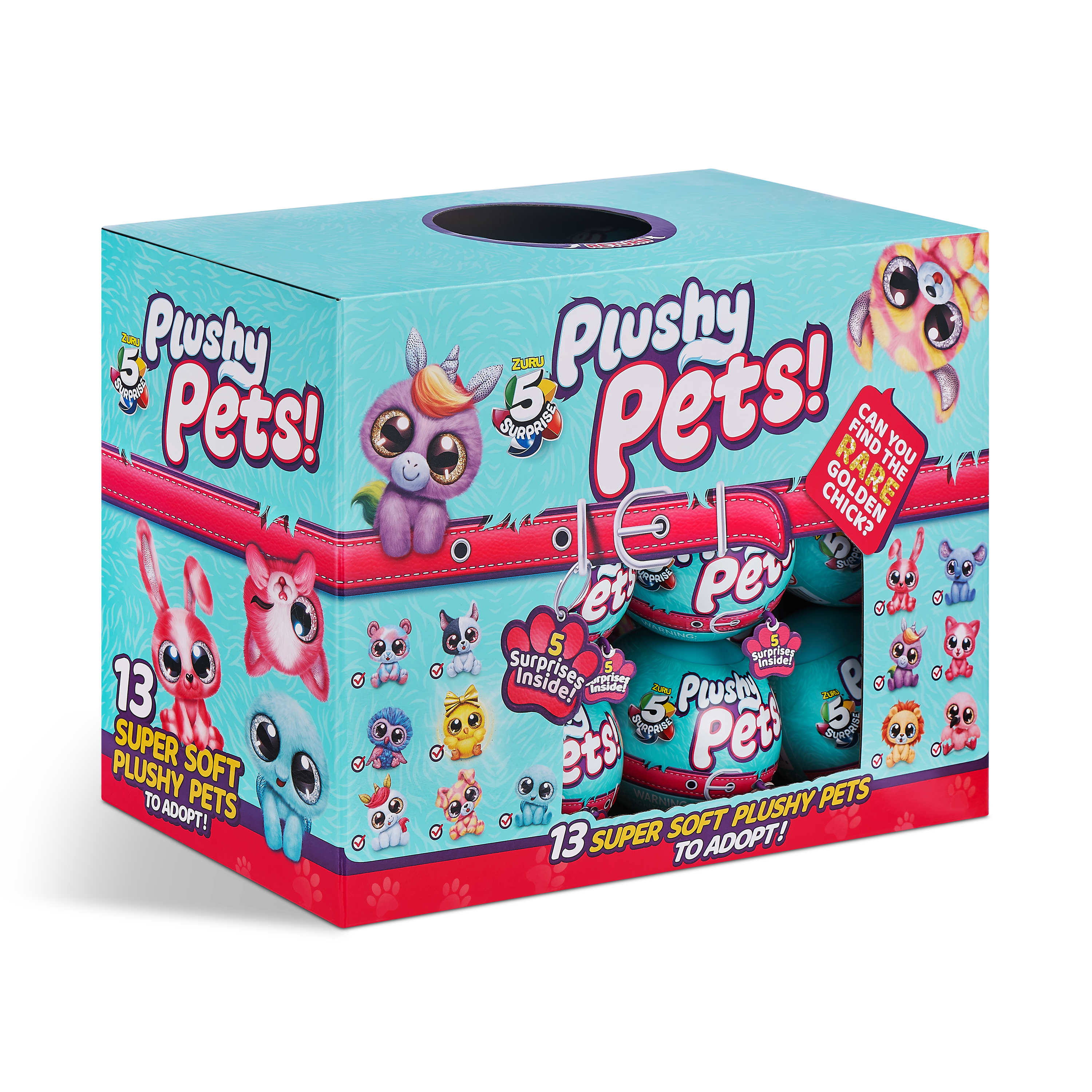 5 Surprise Plushy Pets Display 24 peças - Produtos Xalingo