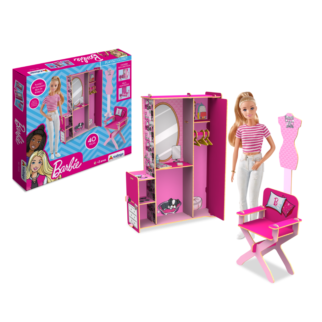 Quebra-Cabeça Barbie Troca Roupas Xalingo - xalingo